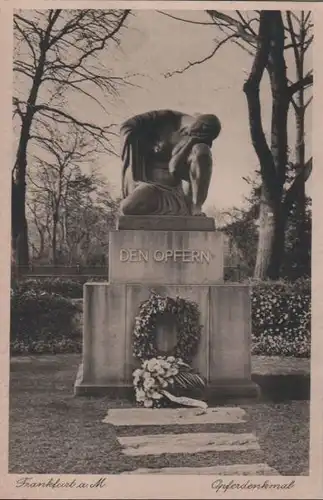 Frankfurt Main - Opferdenkmal - ca. 1950