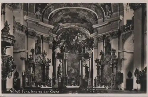 Bad Staffelstein, Kloster Banz - Inneres der Kirche - ca. 1955
