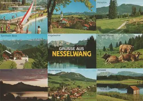 Nesselwang u.a. Sportheim u. Alpvieh - ca. 1985