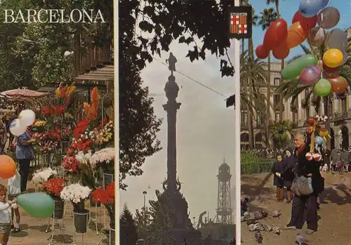Spanien - Spanien - Barcelona - u.a. Plaza Real - ca. 1980