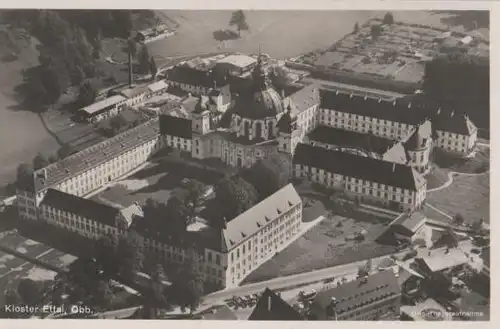 Kloster Ettal - Luftbild - ca. 1955