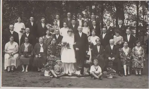 Hochzeitsgesellschaft - ca. 1935