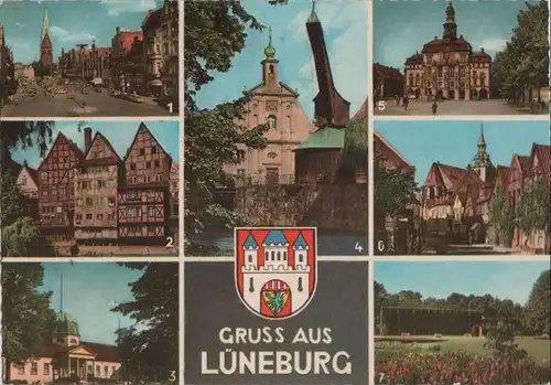 Lüneburg - u.a. Rathaus - 1963