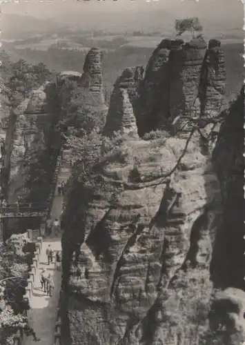 Königstein - Sächs. Schweiz - Basteibrücke - ca. 1965