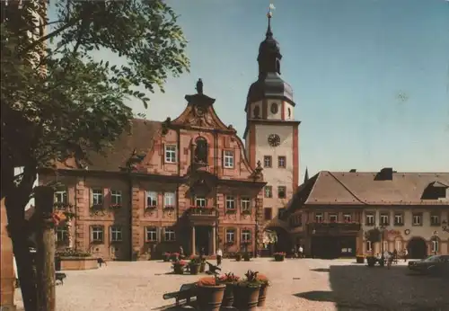 Ettlingen - Blick auf das Rathaus - 1985