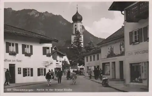 Oberammergau - Partie Ettaler-Straße - 1952