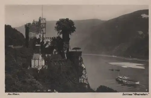 Trechtingshausen, Burg Rheinstein - ca. 1935