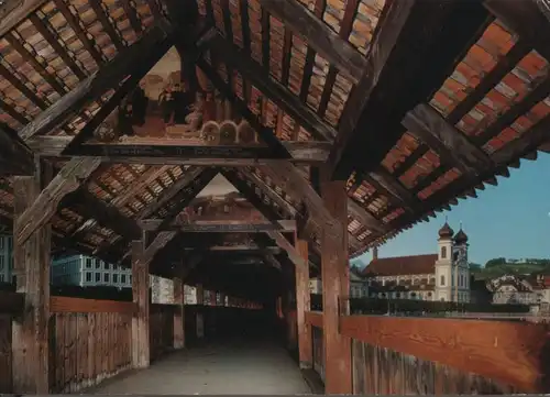 Schweiz - Schweiz - Luzern - Kapellbrücke - 1978