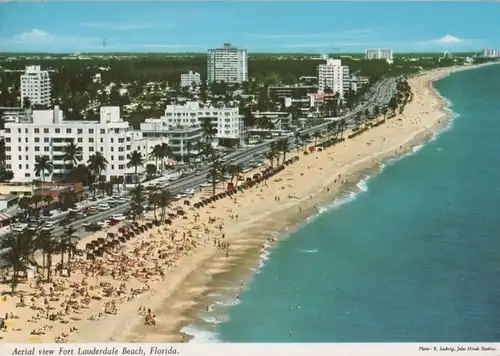 USA - USA - Fort Lauderdale - Beach, Aerial view - 1967