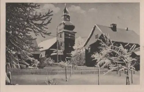 Frauenwald - Blick zur Kirche - 1953