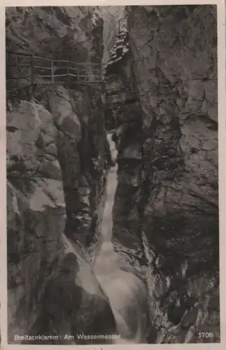 Breitachklamm - Am Wassermesser - 1953