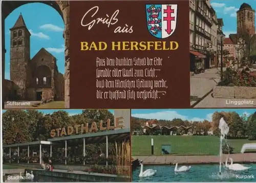 Bad Hersfeld - u.a. Stiftsruine - ca. 1985