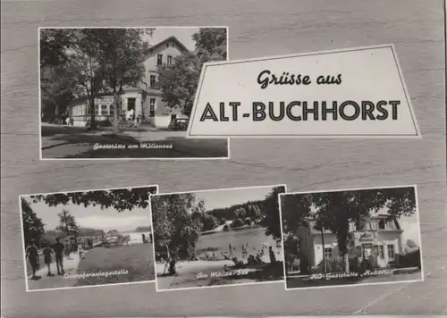 Grünheide, Alt-Buchhorst - u.a. Am Möllensee - 1967