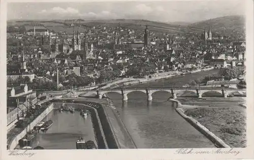 Würzburg - Blick vom Steinberg - ca. 1955