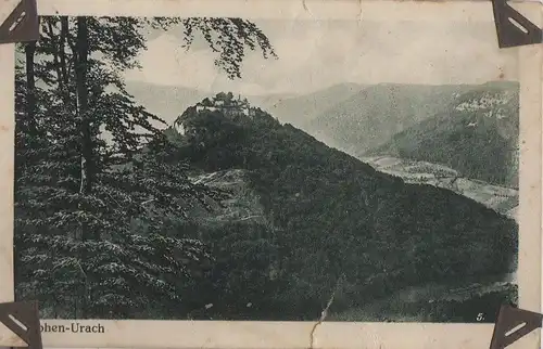 Bad Urach, Burg Hohenurach - ca. 1950