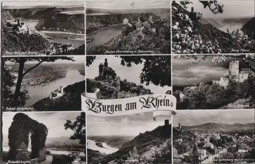 Rhein - Burgen, u.a. Katz und Loreley - 1961