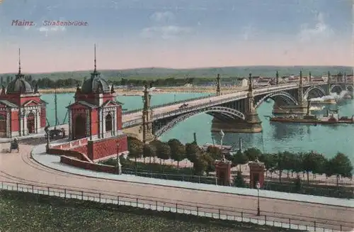 Mainz am Rhein - Mainz - Straßenbrücke - 1922