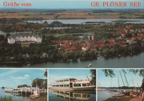 Plöner See - 4 Teilbilder - ca. 1980