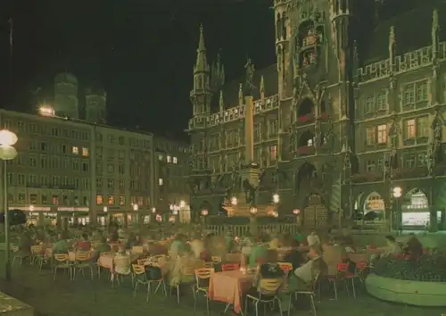 München - Marienplatz mit Mariensäule - 1986