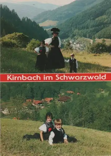 Wolfach-Kirnbach - Frau und Kinder in Tracht