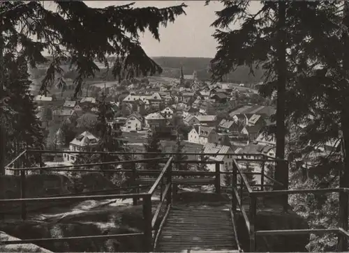 Bischofsgrün - Blick vom Hügelfelsen - 1967