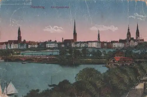 Hamburg - Alster - 1918