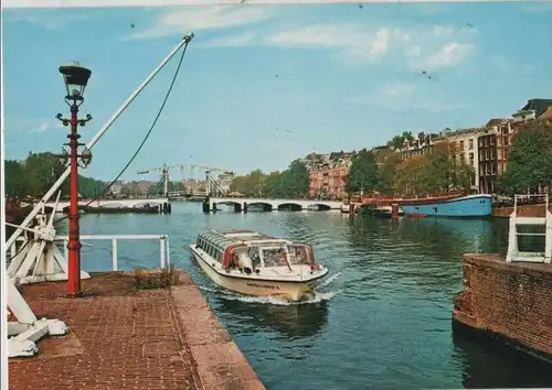 Niederlande - Niederlande - Amsterdam - Magere brug met Amstelsluizen - ca. 1980