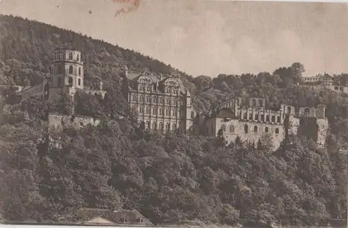 Heidelberg - Schloss von Hirschgasse - 1928