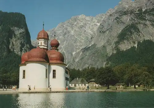 Schönau - St. Bartholomä - mit Watzmann-Ostwand - ca. 1985