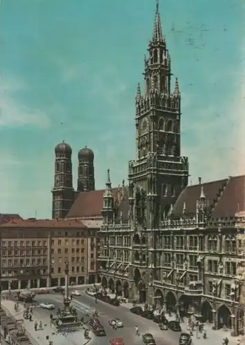 München - Frauenkirche und Rathaus - 1962
