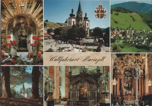 Österreich - Österreich - Mariazell - u.a. Ortsansicht mit Wildalpe - 1993