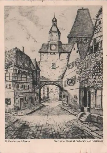 Rothenburg o.d. Tauber - 1955