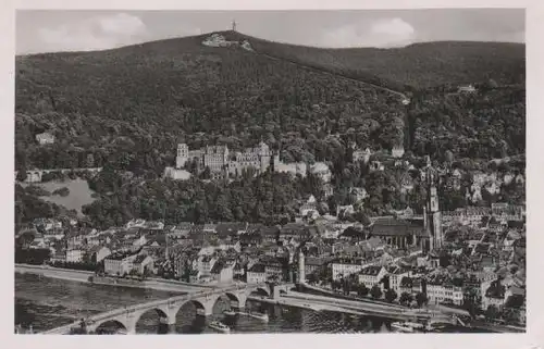 Heidelberg - Königstuhl u. Bergbahn - ca. 1955