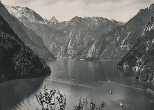 Königssee - mit Steinernem Meer - ca. 1960