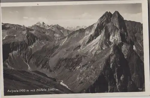 Alpen - Aelpele mit Höfats - ca. 1950
