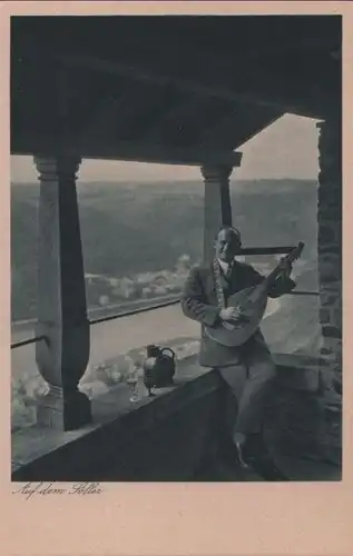 Alken - Auf dem Söller von Burg Thurant - ca. 1950