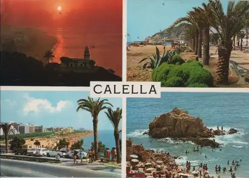 Spanien - Spanien - Calella - 4 Teilbilder - ca. 1980