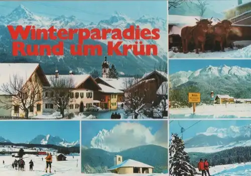 Krün - u.a. Hierzeneck-Skilift - 1992