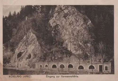 Oberharz-Rübeland - Eingang zur Hermannshöhle - ca. 1935