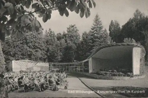 Bad Wildungen - Konzertpavillon im Kurpark - 1963