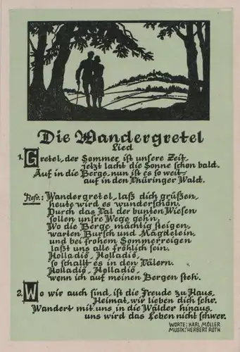 Wandergretel Worte: Karl Müller