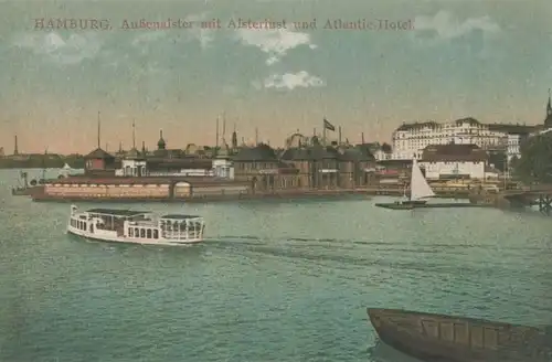 Hamburg - [REPRINT] - Außenalster mit Alsterlust - 2000