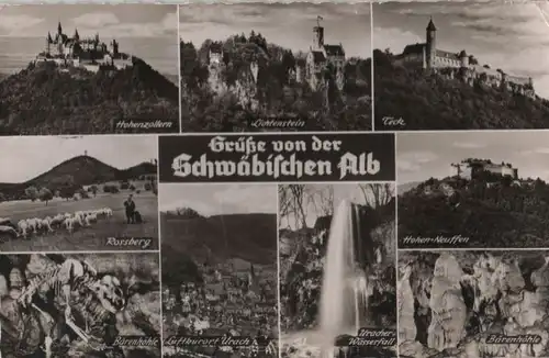 Schwäbische Alb - u.a. Lichtenstein - 1960