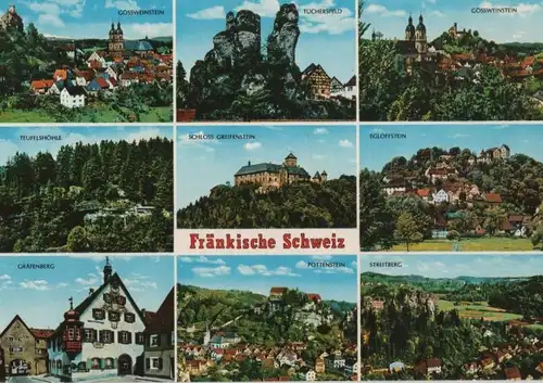 Fränkische Schweiz - u.a. Teufelshöhle - ca. 1980