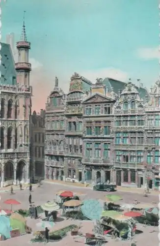 Belgien - Belgien - Brüssel - Marktplatz - 1955