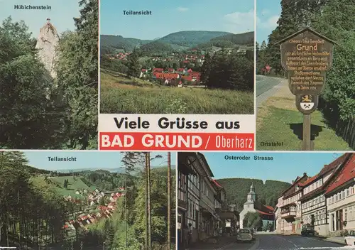 Bad Grund - u.a. Osteroder Straße - ca. 1980