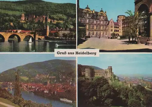 Heidelberg - mit 4 Bildern - 1965