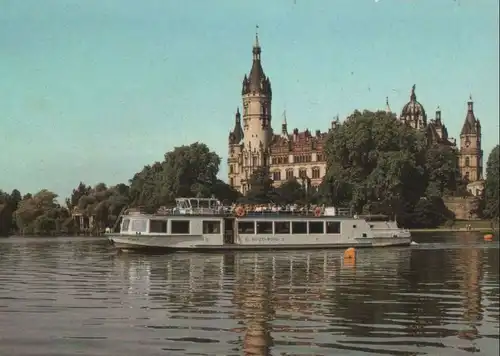 Schwerin - Blick zum Schloß - 1987