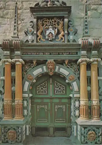 Hann. Münden - Rathaus-Portal - ca. 1980