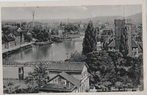 Heilbronn - Partie mit Götzenturm - ca. 1955